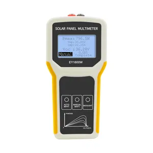 EY1600W MPPT LCD ekran GÜNEŞ PANELI PV Tester kiti akıllı akım gerilim multimetre test dijital metre güneş enerjisi test cihazı VOC