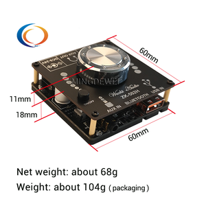 ZK-502H HIFI BT 5.0 TPA3116D2 carte amplificateur Audio de puissance numérique 50WX2 <span class=keywords><strong>ampli</strong></span> stéréo Amplificador Home cinéma AUX <span class=keywords><strong>USB</strong></span> - Product Image 3