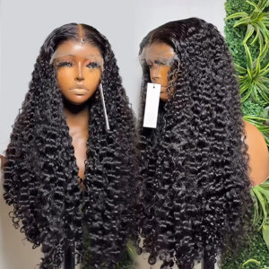 Pelucas Rizadas Birmanas Crudas al por Mayor, Peluca Frontal de Encaje Completo HD de 30 Pulgadas, Proveedor de Pelucas de Cabello Humano Virgen Vietnamita sin Pegamento 12A - Product Image 1