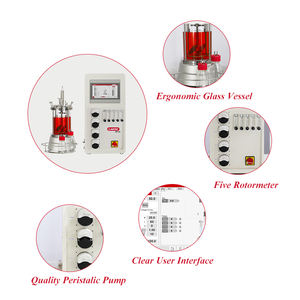 Reator de Vidro Bioreator em Promoção <span class=keywords><strong>1L</strong></span> 2L 3L 5L 7L 10L Pequeno Reator de Vidro para Laboratório Fermentador - Product Image 6