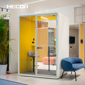 Office Pods para 2 personas Small Office Pods Cabina acústica insonorizada de vidrio - Product Image 2