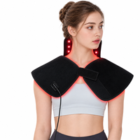 Châle enveloppant 3-en-1 à 145 LED pour thérapie par lumière rouge, pour le confort du cou, du dos et du corps