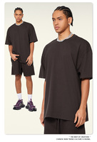 T-shirt unisexe à manches raglan, coupe oversize, col rond, jersey décontracté, design uni, 100% coton