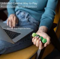 Jouets sensoriels en silicone magnétiques pour adultes et adolescents, 4 pièces, jouets anti-stress pour l'autisme, le TDAH et l'anxiété