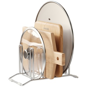 304 Stainless Steel Kitchen Towel Rack Double Tier Standing Waterproof Modern Countertop Storage <b>Shelf</b> - Product Image 5