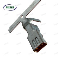 Terminal de sertissage doré 8AWG pour DF60-8SCFA, contact haute intensité pour applications automobiles et industrielles