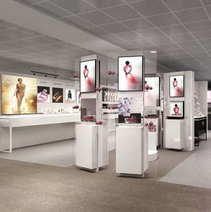 Vitrina de Exhibición Cosmética con Retroiluminación LED de Colores, Puertas de Vidrio con Cerradura, Resistente al Agua y Duradera, <span class=keywords><strong>Precio</strong></span> Económico de Fábrica - Product Image 4