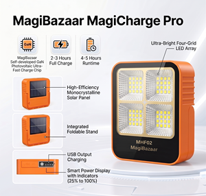 Lámpara Solar LED para Camping, Ultra Brillante, Portátil, para Emergencias al Aire Libre, con Soporte Ajustable - Product Image 3