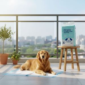Tapis absorbant pour animaux de compagnie, style épais, pour chien, jetable, forte absorption, anti-odeur et absorbant l'urine - Product Image 2