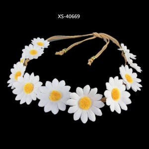 Diadema de corona de <span class=keywords><strong>flores</strong></span> <span class=keywords><strong>para</strong></span> niña pequeña, diadema nupcial <span class=keywords><strong>para</strong></span> niña - Product Image 3