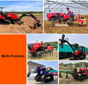 Tracteur à chenilles agricole autopropulsé à haute productivité verger multifonctionnel amerrissage rotatif tondeuse à gazon tracteur agricole à chenilles - Product Image 6