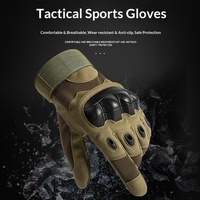 Guantes de Motocicleta con Pantalla Táctil, Transpirables, para Primavera/Verano, Dedos Completos, para Motocross