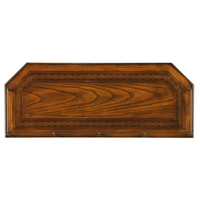 Table d'entrée d'angle en bois massif de style campagnard américain, personnalisable