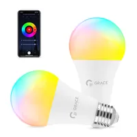 Amazon Populaire Wifi Led Lamp 11W Rgbcct A65 Smart Led-lampen Alexa En Google