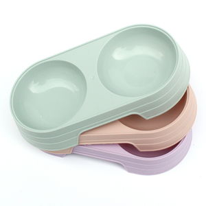 Usine personnalisée bol de paille de blé pour animaux de compagnie chien Double bol fournitures pour animaux de compagnie boire et manger des bols pour chiens - Product Image 2