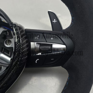 พวงมาลัยหนังกลับรุ่นใหม่สำหรับรถยนต์ BMW F10 F30 F90 F01 F02 F12 F13 F90 ซีรีส์ 3 4 5 - Product Image 2