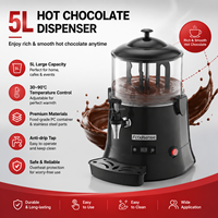 Distributeur commercial de machine de chocolat chaud 5L/10L pour l'usage de partie et de restaurant
