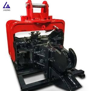 시트 파일, 유압 진동 해머, 굴삭기 파일 드라이버 원격 제어를위한 유압 파일 운전 바지선 - Product Image 3