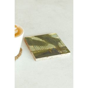 Juego de Posavasos de Piedra Individual de la Serie Vincent Van Gogh, Diseño Cuadrado 137, para Regalo Empresarial o Promocional - Product Image 2