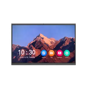 55 inch thông minh LCD bảng tương tác Bảng điều chỉnh kỹ thuật số Hội Đồng Quản trị treo tường HD Presenter cho các trường học hoặc văn phòng