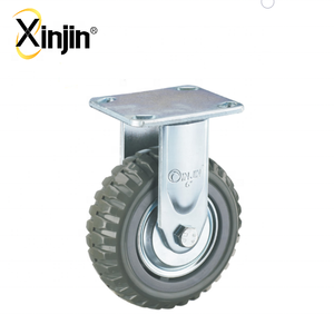 200mm <span class=keywords><strong>PU</strong></span>-Abdeck materialien schwenkbares Industrie rollen rad mit Doppel lager - Product Image 4