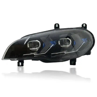 Pour BMW X5 E70, lentille de projecteur de phare LED, 2007-2013, X5M, DRL, animation des clignotants, pièces de voiture, phares de voiture