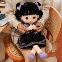 Poupée en peluche personnalisée mignonne, poupée en coton personnalisable avec tenues scolaires, jouet en peluche doux, peluches Kawaii, vente en gros OEM ODM