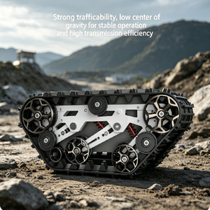 Chasis con Control Remoto, Plataforma Robótica Todoterreno de Alta Resistencia con Motor sin Escobillas de 48V para UGV - Product Image 2