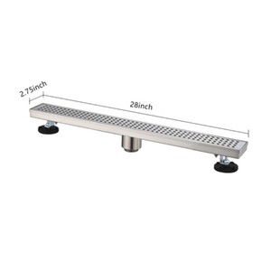 <span class=keywords><strong>Top</strong></span> vente couvercle de vidange filtre à eau canal ensemble Machine à laver/carrelage insérer linéaire douche Drain extérieur sol Drain - Product Image 5