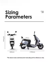 Vente chaude 1000W Vélos électriques pour adultes avec batterie intégrée 60-72V