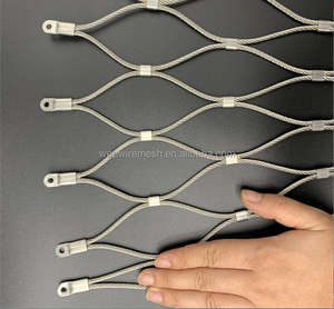 <span class=keywords><strong>Malla</strong></span> <span class=keywords><strong>de</strong></span> Acero Inoxidable Flexible para Cercas <span class=keywords><strong>de</strong></span> Seguridad en Zoológicos, Red Protectora para Aviarios - Product Image 1