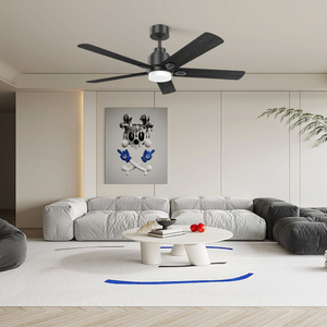 <span class=keywords><strong>Ventilateur</strong></span> de plafond de 52 pouces, <span class=keywords><strong>ventilateur</strong></span> de plafond de grande taille, design moderne, <span class=keywords><strong>ventilateur</strong></span> de plafond décoratif avec lumière et télécommande - Product Image 6