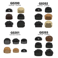 G0200-G0203 Jouets de football pour enfants, mini figurines de joueurs, cadeaux DIY, ensembles de blocs de construction éducatifs pour enfants