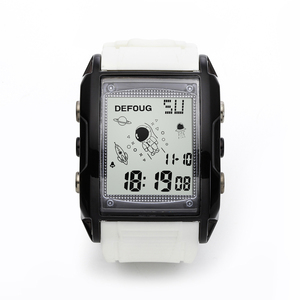 Montre connectée numérique LED pour enfants, montre de sport électronique <span class=keywords><strong>avec</strong></span> rétroéclairage, alarme hebdomadaire pour hommes, femmes et enfants, idéale pour l'extérieur - Product Image 1