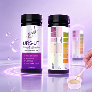 Bandelettes de <span class=keywords><strong>test</strong></span> <span class=keywords><strong>urinaire</strong></span> pour usage domestique OEM, détection rapide des infections urinaires, leucocytes, nitrites, <span class=keywords><strong>pH</strong></span>, 100 bandelettes - Product Image 1