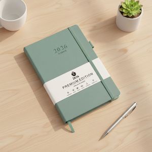 Carnets créatifs avec logo personnalisé, couverture imperméable, bloc-notes coloré personnalisable, format A5, couverture rigide en cuir PU - Product Image 3