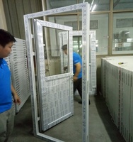 Fabricant de Portes de Toilettes à Double Vitrage en PVC/UPVC avec Poignée et Serrure à Clé