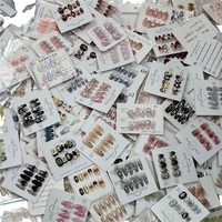 Uñas Postizas de Alta Calidad a Precio de Mayoreo, 10 Piezas, Hermoso Diseño de Lujo Personalizado para Dedos, Tipo Cuadrado