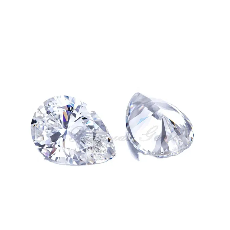 Xingyao Jewelry 0.5-5CT D VVS1 White Water Drop Pear Cut Loose Moissanite Diamond Lab Diamond Pear Moissanite