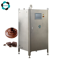 GUSU Nouvelle machine à tempérer le chocolat automatique 250L en acier inoxydable industriel avec garantie d'un an