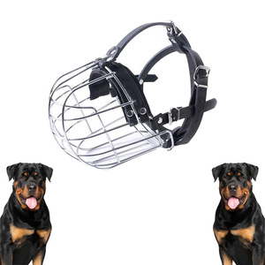 Bozal para Perros Anti-Mordidas, Evita la Ingestión Accidental para Rottweiler, Pitbull, Bulldog Francés, <span class=keywords><strong>Cane</strong></span> <span class=keywords><strong>Corso</strong></span>, Border Collie, Perros Medianos/Grandes - Product Image 6
