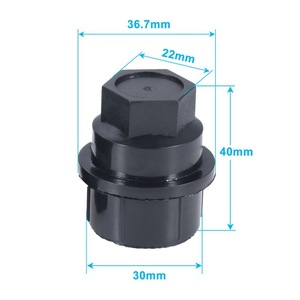 Cache-écrous de roue Chevrolet General Motors 30mm 40mm, capuchon décoratif anti-poussière pour 1500 2500 - Product Image 1