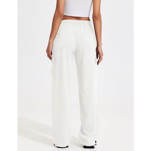 Pantalon cargo pour femme FOXA, séchage rapide, taille haute élastique, jambe large, décontracté, pour la randonnée, pantalon de sport avec poches - Product Image 2