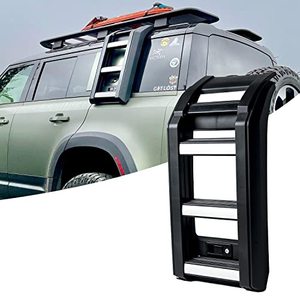 Accesorios Universales Escalera Ajustable para Techo de Auto Compatible con Land Rover <span class=keywords><strong>Defender</strong></span> 90 110 4x4 Accesorios para Autos Deportivos - Product Image 6