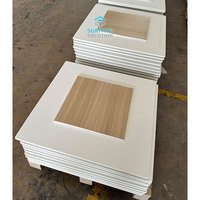 Fabriqué en Chine, table sur mesure moderne carrée/rectangulaire/circulaire en acrylique solide de 12 mm, durable, écologique, pour restaurant