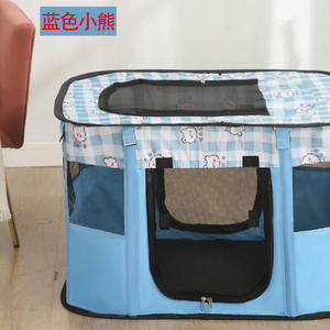 넓은 공간 출산 병동 접이식 침대 높은 울타리 s 통기성 새끼 고양이 둥지 애완 동물 격리 방 애완 동물 텐트 - Product Image 4