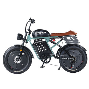 Bicicleta de montaña eléctrica 250W Motor sin escobillas 48V Marco de acero de alto carbono 30-50 km/h Velocidad máxima 31-60km Freno de disco de rango - Product Image 6