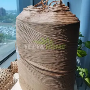 Biodegradável Raffia Weaving Paper Raffia Crochet Paper Yarn para Crochê e Outros Artesanato