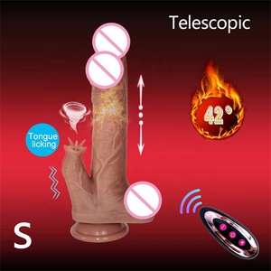 Fusée raton laveur Amazon réaliste langue léchant pénis artificiel poussée balançoire point G gode Anal vibrateur jouets sexuels pour femme - Product Image 6