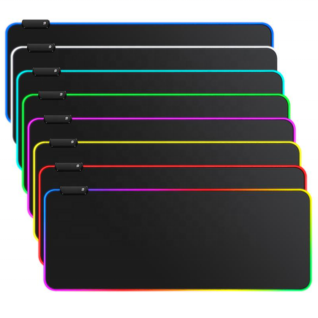 Hot Sell Customizable Rubber Gaming Mouse Pad 800x300mm 3-4mm Thick RGB Lighting Non-slip Material Wireless Charging 5W CE